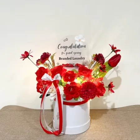Bloom Box Akrilik Ucapan Grand Opening Sukamulya